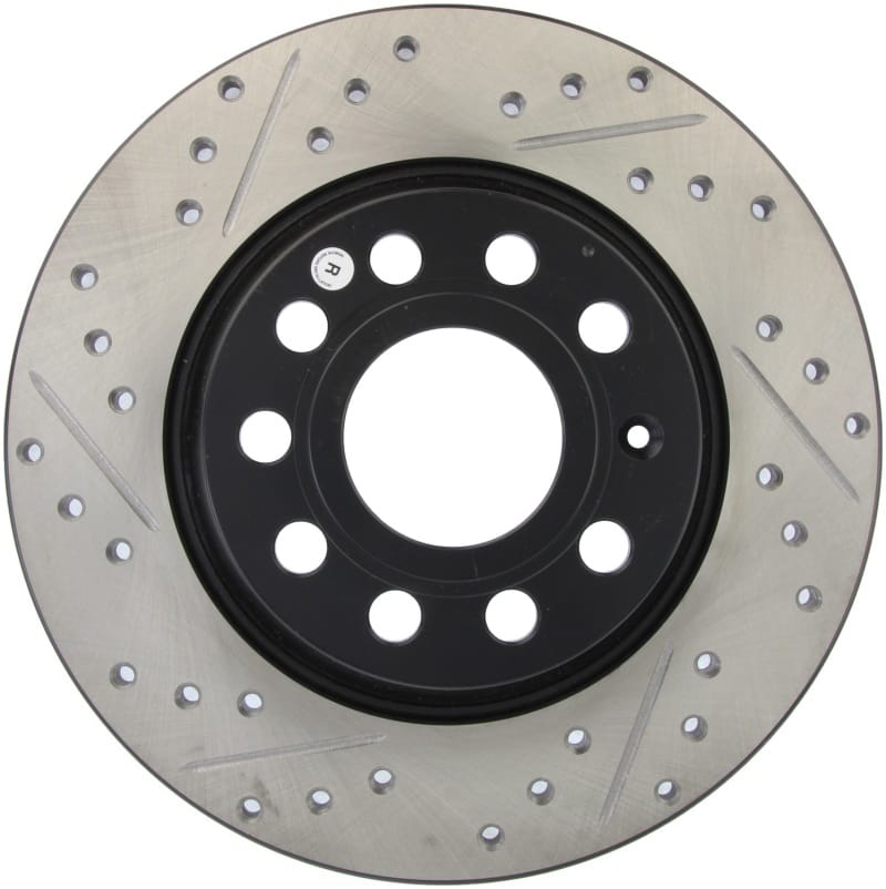 Stoptech — StopTech Sport Drilled & Slotted Brake Rotor; Rear Right
StopTech Sport Drilled/Slotted Brake Rotor; Rear Right
StopTech Sport Drilled/Slotted Disc