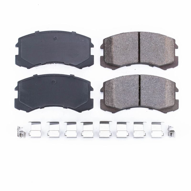 PowerStop — PowerStop - Z17 Low-Dust Ceramic Brake Pads with Hardware