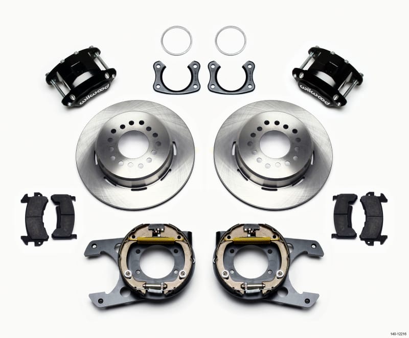 Wilwood — KIT,REAR,DISC/DRUM,BIG FORD,NEW STYLE 2.36 OFFSET,D154,1PC ROTOR