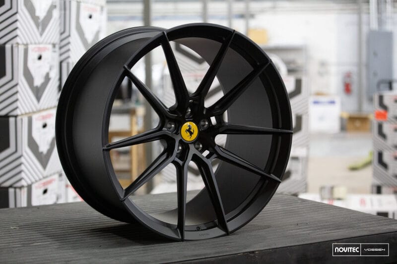 Vossen — Vossen x Novitec NF9 21x9in - 5x114.3 BP - ET30 - Satin Black Ferrari GTC4Lusso / FF Front Wheel