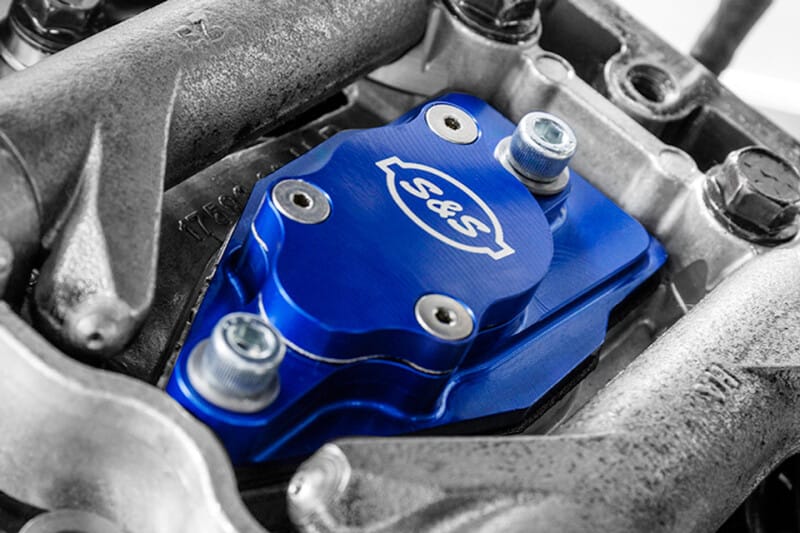 S&S Cycle — S&S Cycle 99-17 Twin Cam Models Billet Head Breather Kit