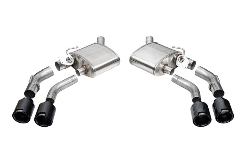 CORSA Performance — Corsa 2016-2024 Chevrolet Camaro SS / ZL1 Valved Axle-Back Exhaust w/ Black Carbon Fiber Quad Tips
Exhaust