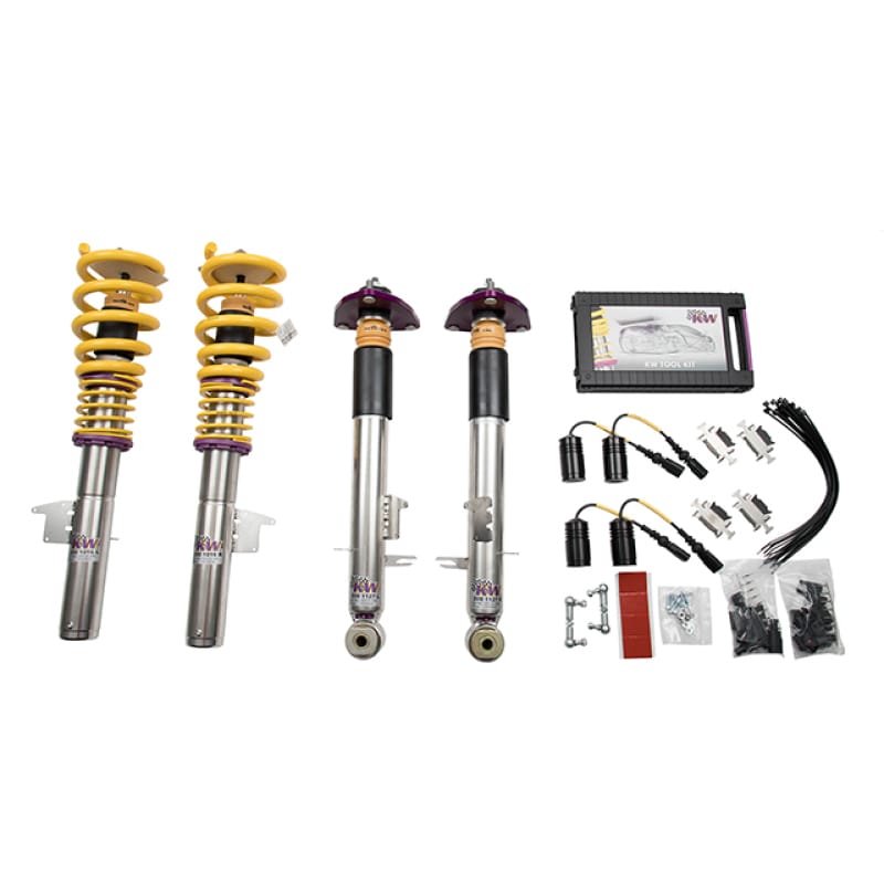 KW — Height Adjustable Coilovers with Independent Compression and Rebound Technology
KW COILOVER KIT V3 BUNDLE - 35220089
