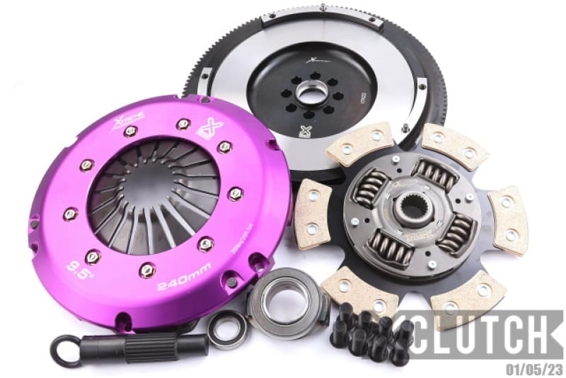 XCLUTCH — Clutch Kit Inc Chromoly Flywheel; Stage 2R  Ceramic Race Disc