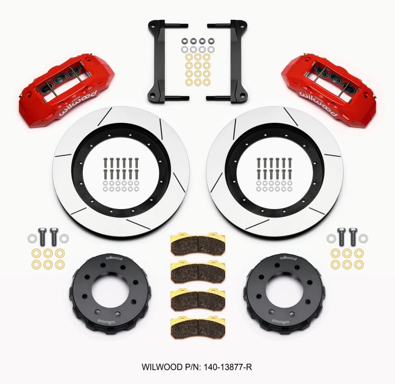 Wilwood — KIT,FRONT,TX6R,H2/2500 SERIES,99-2010 16.00 ROTOR,RED