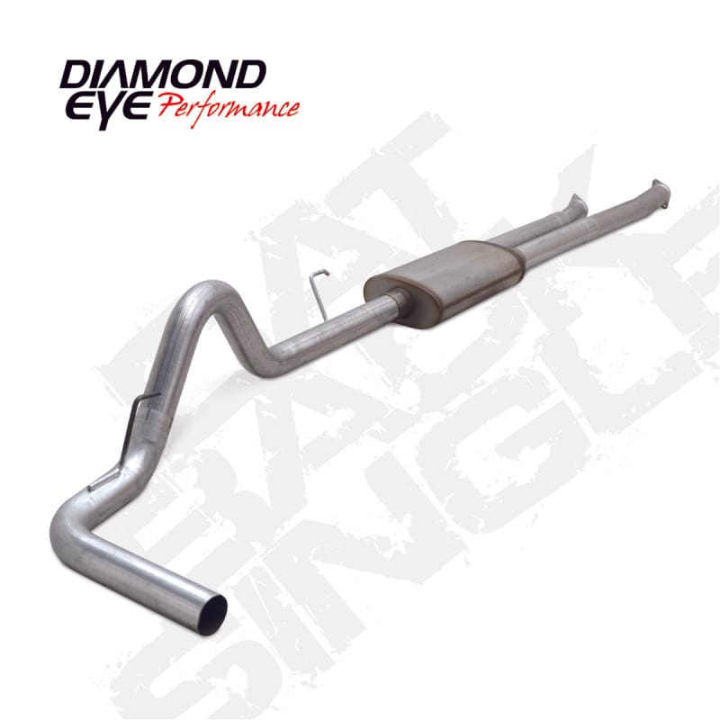 Diamond Eye Performance — KIT, 3.5" CAT-BACK, SINGLE; ALUMINIZED: 2010 - 2014 TOYOTA  TUNDRA 5.7L