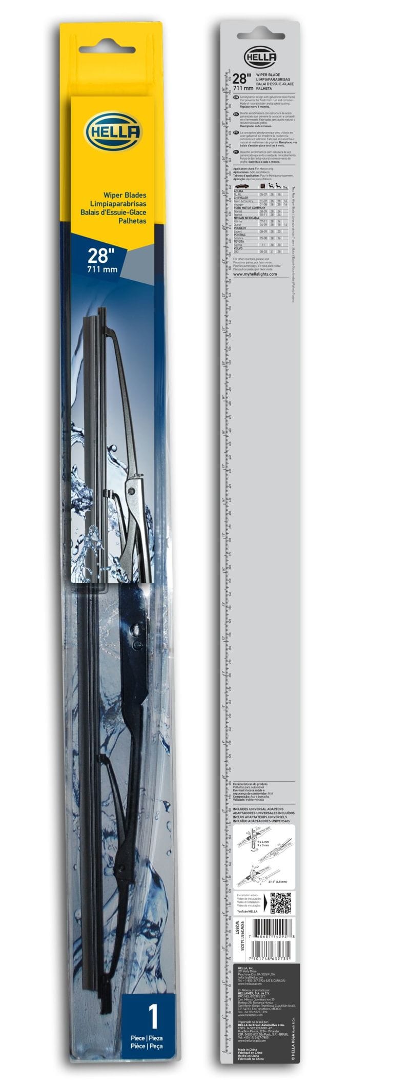 Hella — HELLA Wiper Blade 9XW398114028
