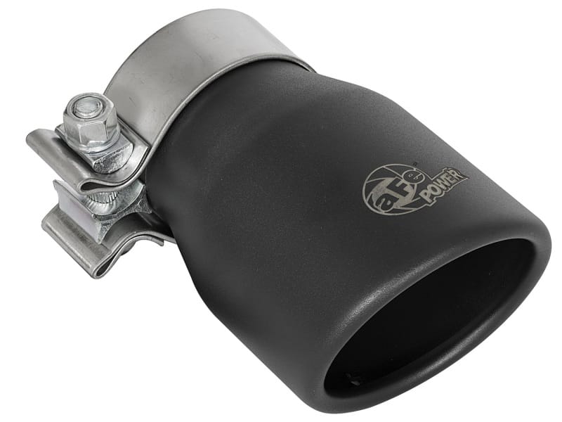 aFe — MACH Force-Xp 409 Stainless Steel Clamp-on Exhaust Tip Black