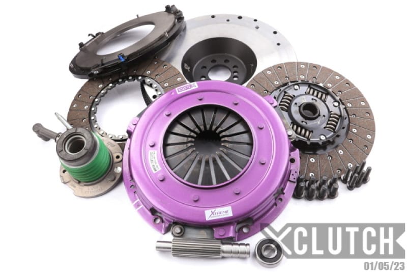 XCLUTCH — Clutch Kit Inc Flywheel + HRB; 10  1/2" Twin Sprung Organic Discs