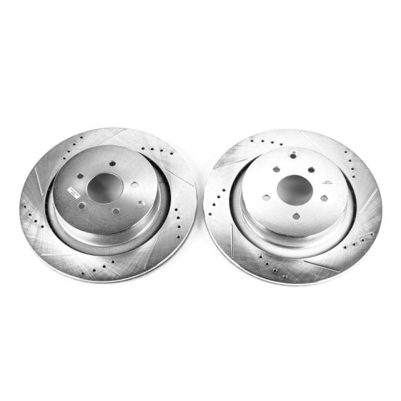 PowerStop — PowerStop Evolution Performance Drilled, Slotted & Plated Brake Rotor Pair