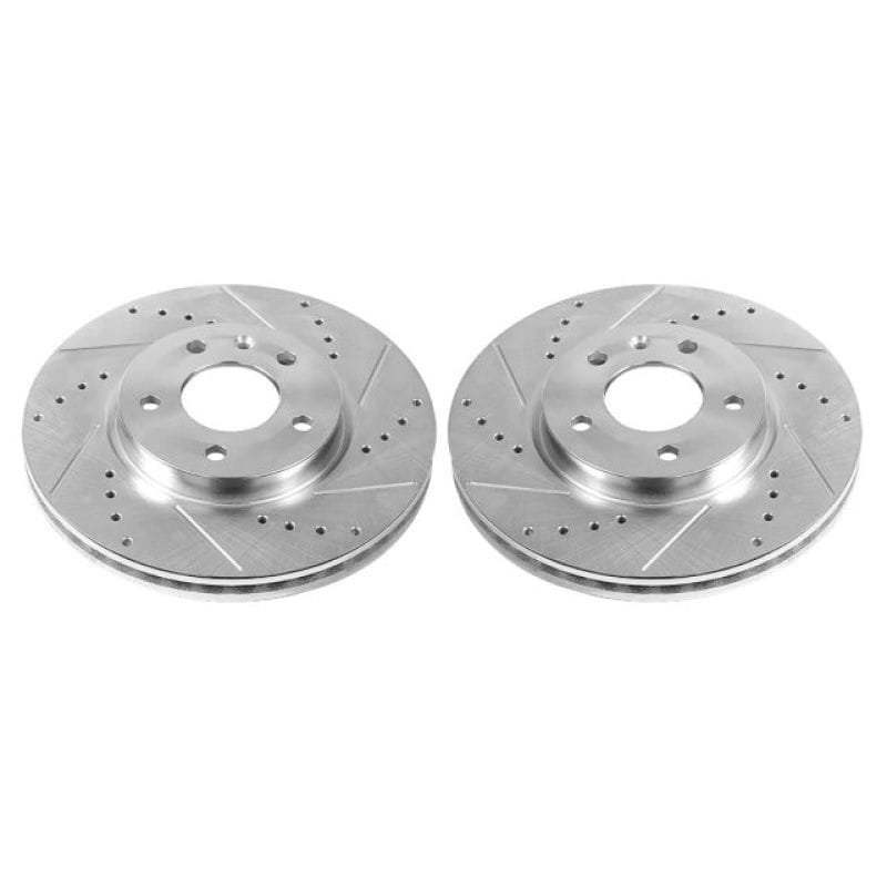 PowerStop — PowerStop Evolution Performance Drilled, Slotted & Plated Brake Rotor Pair