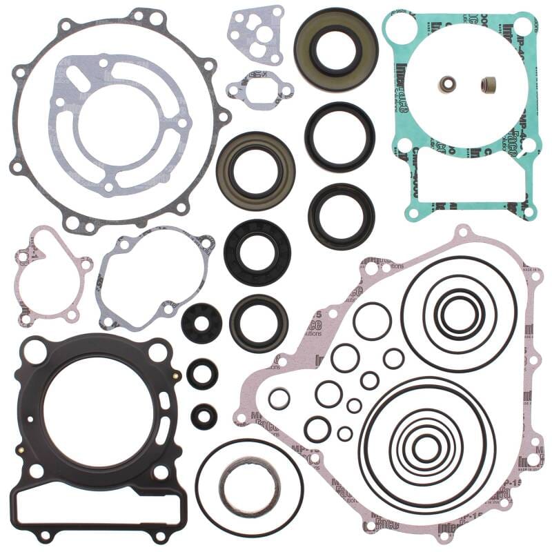 Vertex Pistons — Vertex Gaskets 07-08 Yamaha YFM400 Grizzly IRS Complete Gasket Kit w/ Oil Seals
