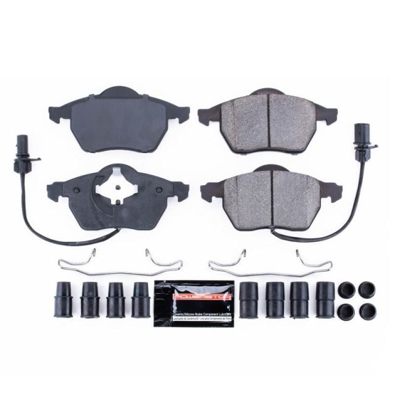PowerStop — PowerStop - Z23 Daily Driver Carbon-Fiber Ceramic Brake Pads with Hardware Kit