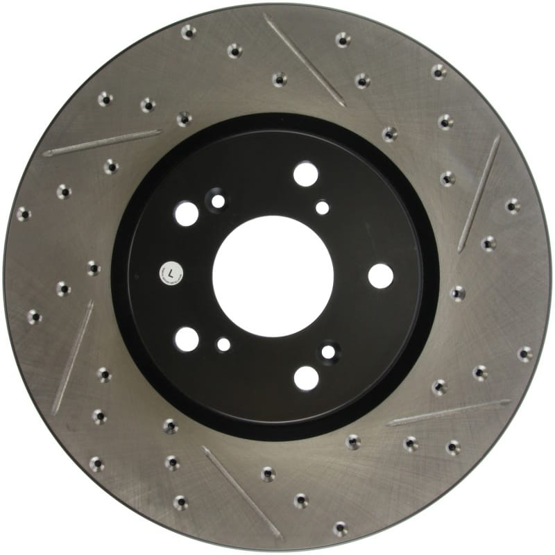 Stoptech — StopTech Sport Drilled & Slotted Brake Rotor; Front Left
StopTech Sport Drilled/Slotted Brake Rotor; Front Left