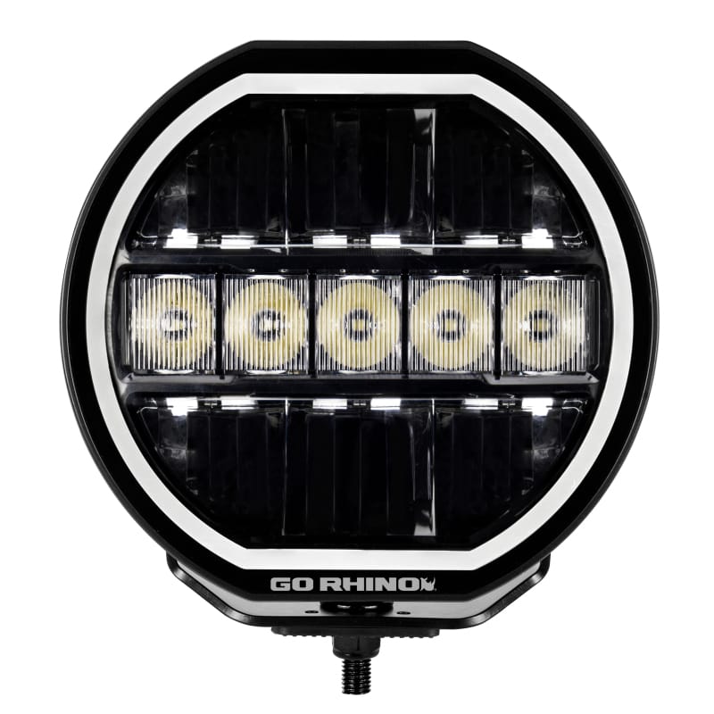 Go Rhino — Go Rhino Xplor Blackout Series Maxline LED Hi/Low Beam w/Multi DRL (Surface Mount) 7in. - Blk
BLKHi/LowW/MultiDRL