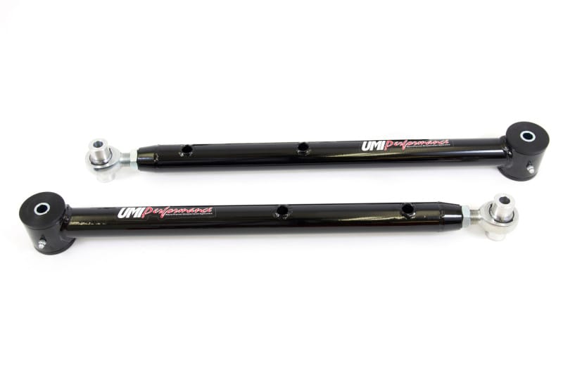 UMI Performance — UMI single adjustable control arms: poly/rod end combo, DOM steel.