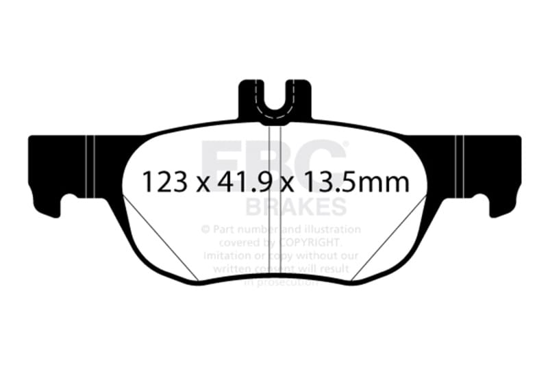 EBC — Redstuff Ceramic Low Dust Brake Pads