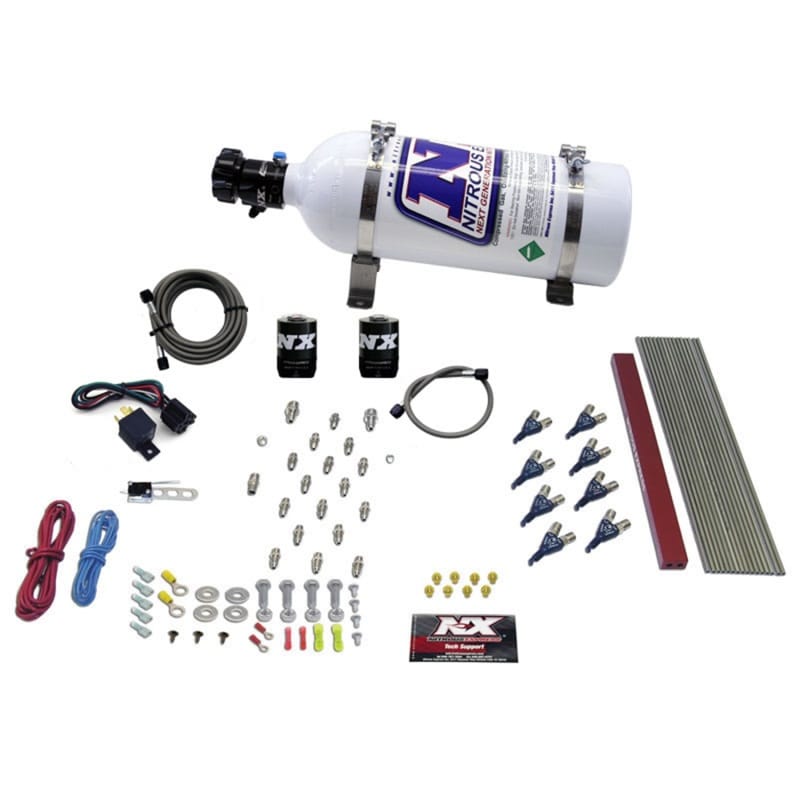 Nitrous Express — 8 CYLINDER LT1, LS1 PRO PIRANHA NOZZLE GAS WITH 5LB BOTTLE
Nitrous Oxide Injection System Kit