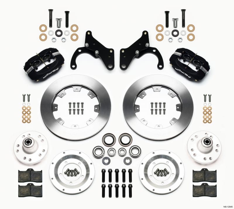 Wilwood — KIT,FRONT,IMPALA DRUM 69-70/DISC 68-70/ VETTE 69-82,FDLI,12.19 BLACK POWDER COAT