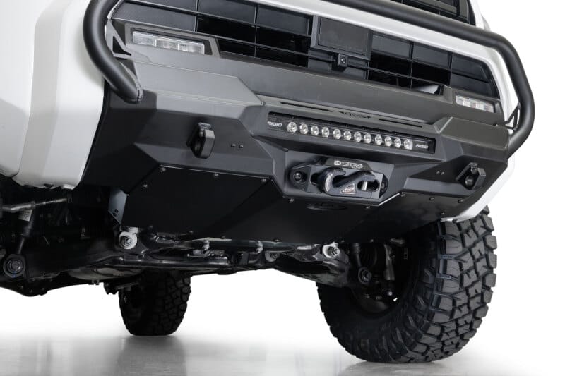Addictive Desert Designs — Addictive Desert Designs 2025 Toyota 4Runner Stealth Center Mount Front Bumper w/ Top Hoop