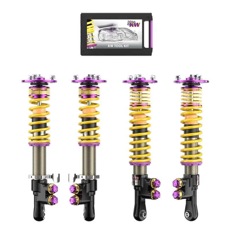 KW — 4 Way Adjustable coilovers with low & high-speed compression & rebound control
KW COILOVER KIT V5 - 30950022