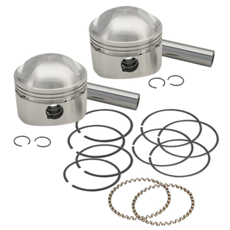 S&S Cycle — S&S Cycle 36-84 BT 3-7/16in x Up To 4-3/4in Stroke HC Piston Set - Standard