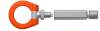 Cusco — Cusco Tow Hook Swivel Joint Front Mitsubishi Lancer Evo X (not compatible with USDM Vechicles)