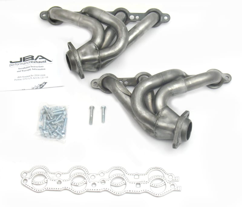 JBA — JBA 04-06 Pontiac GTO 5.7/6.0L LS 1-5/8in Primary Raw 409SS Cat4Ward Header
Exhaust Header