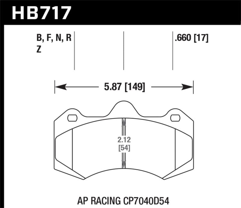 Hawk Performance — HPS 5.0 Disc Brake Pad