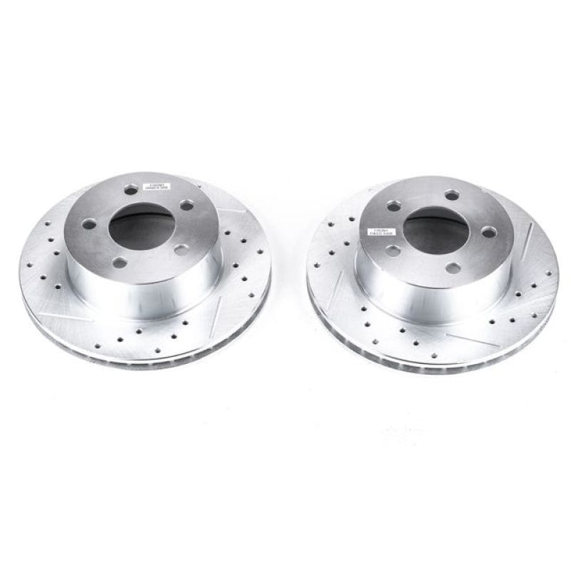 PowerStop — PowerStop Evolution Performance Drilled, Slotted & Plated Brake Rotor Pair