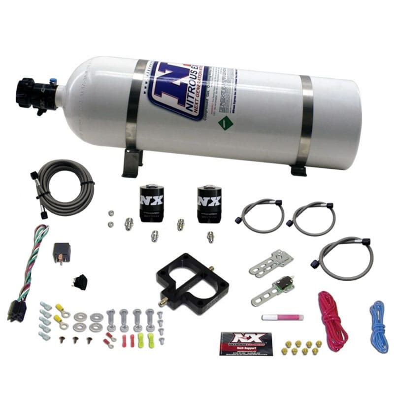 Nitrous Express — DODGE TBI PLATE SYSTEM (MAGNUM ENGINE) W/ 15LB BOTTLE
Nitrous Oxide Injection System Kit