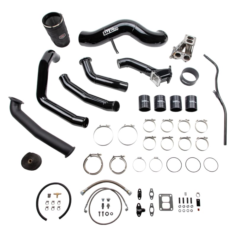 Wehrli — S400 Single Turbo Install Kit, for 2001-2004 Duramax LB7, Kiwi Green