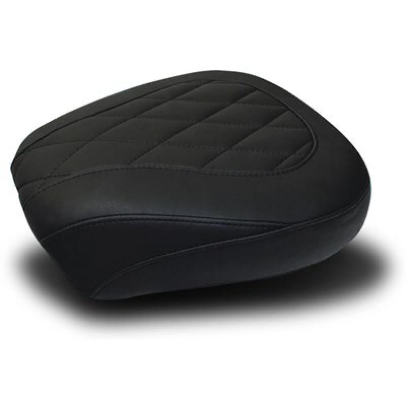 Mustang Motorcycle — Mustang 08-21 Harley Electra Glide,Rd Glide,Rd King,Str Glide Tripper Passenger Seat Diamond - Black