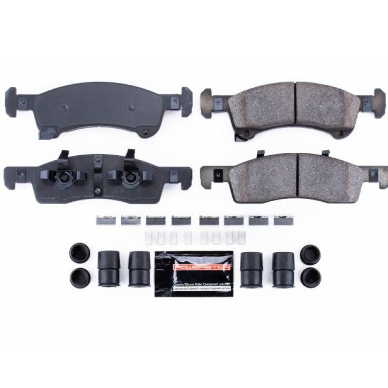 PowerStop — PowerStop - Z23 Daily Driver Carbon-Fiber Ceramic Brake Pads with Hardware Kit