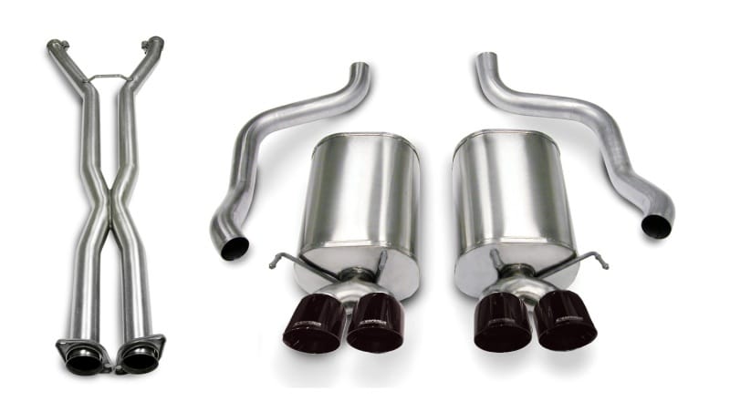 CORSA Performance — Corsa 07-08 Corvette 2.5in. Sport Series Cat-Back Dual Rear Exit with Twin 3.5in. BLK PVD Tips
Exhaust