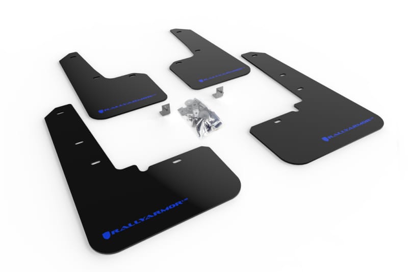 Rally Armor — In line with Subaru's attestations of rugged reliability, the automaker's X-MODE® options Outback owners with snow, dirt, and mud settings to maintain stability and traction over inconstant conditions
Black Mud Flap/Blue Logo