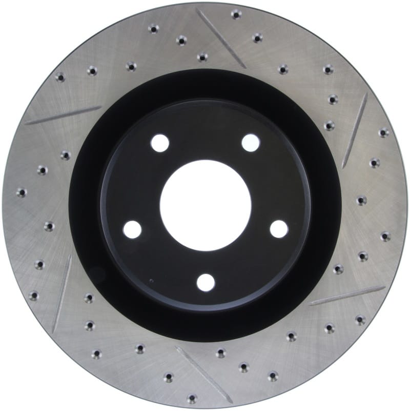 Stoptech — StopTech Sport Drilled & Slotted Brake Rotor; Front Left
StopTech Sport Drilled/Slotted Brake Rotor; Front Left
StopTech Sport Drilled/Slotted Disc