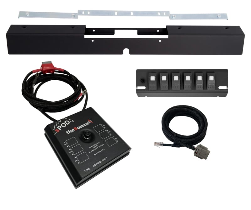 SPOD — Spod 97-02 Jeep Wrangler TJ/LJ SourceLT w/ Red LED Switches