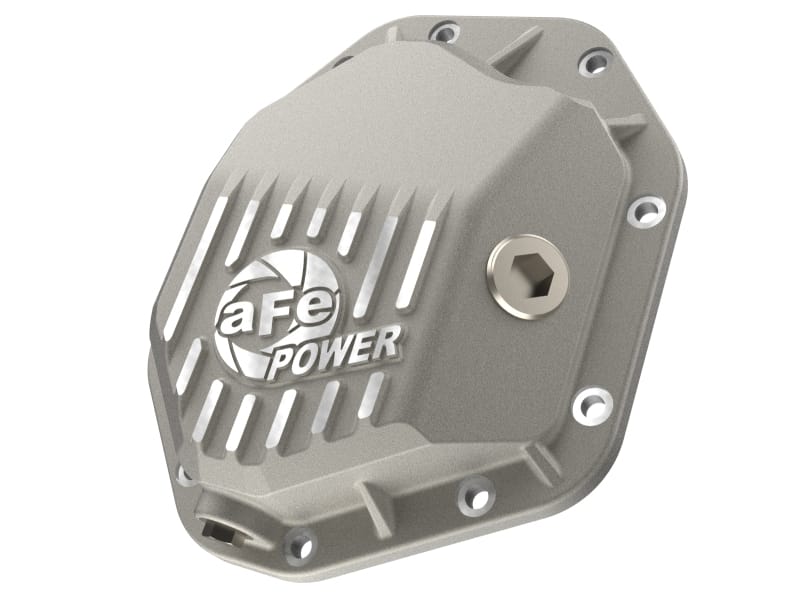 aFe — Street Series Front Differential Cover Raw w/ Machined Fins