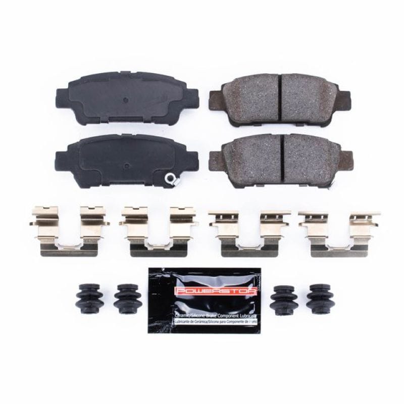 PowerStop — PowerStop - Z23 Daily Driver Carbon-Fiber Ceramic Brake Pads with Hardware Kit