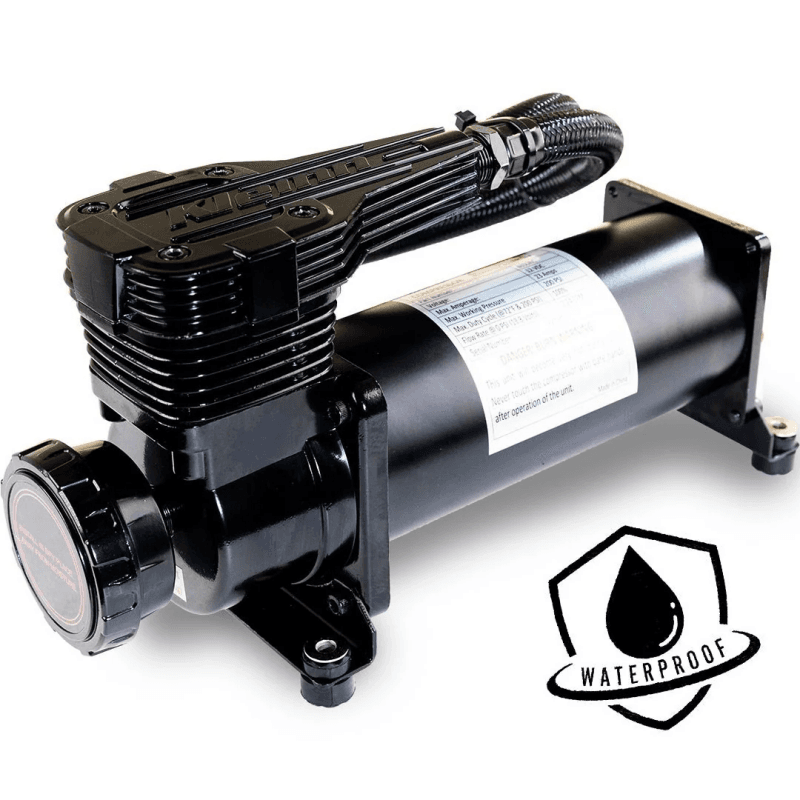 Kleinn Air Horns — 200 PSI Air Compressor - Waterproof, 100% Duty Cycle