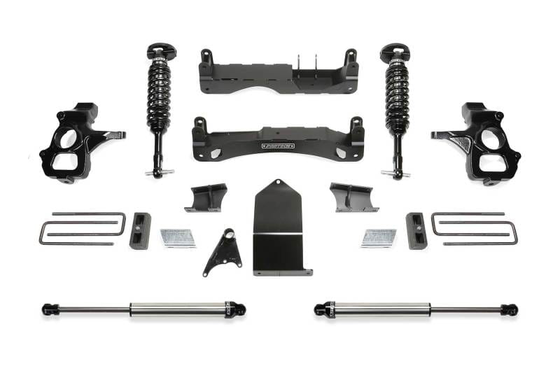 Fabtech — 4" PERF SYS W/ DL 2.5 & 2.25 14-18 GM C/K1500 P/U W/ OE FORG STL UCA
Basic Lift System w/Shocks