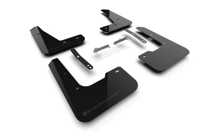 Rally Armor — Black Mud Flap/Grey Logo