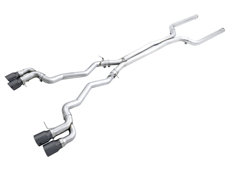 AWE Tuning — AWE Track Edition Catback for BMW F90 M5 - Diamond Black Tips