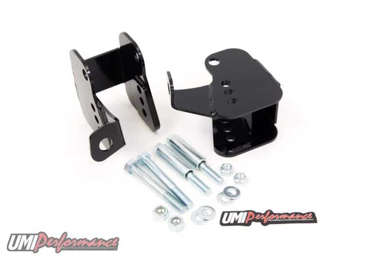 UMI Performance — 2012 - 1982-2002 GM F-Body Lower Control Arm Relocation Brackets - Bolt-In