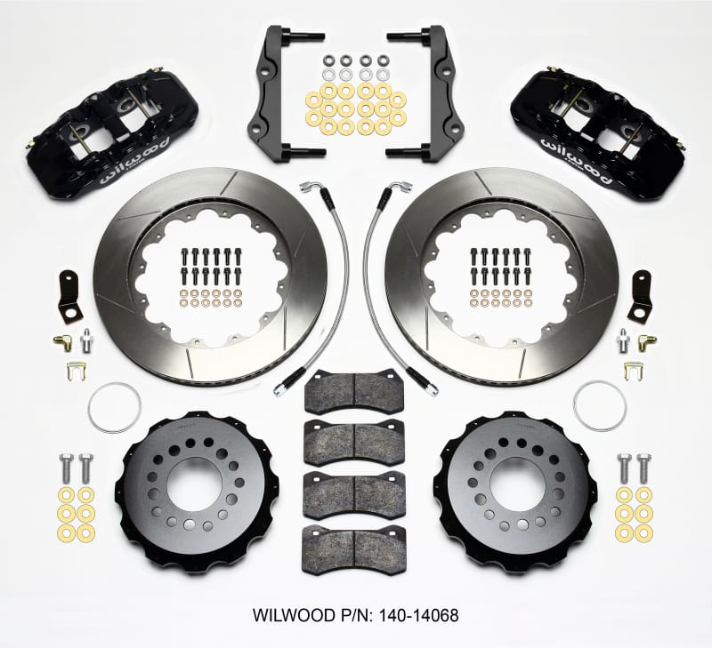 Wilwood — KIT,REAR,CHALLENGER/CHARGER,2012-UP AERO4,14.25 ROTOR,W/LINES