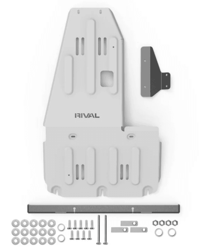 Rival 4x4 — Aluminum Engine Transmission Catalytic Converter Skid Plate