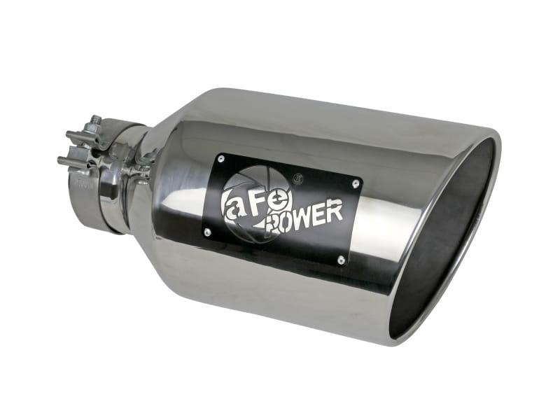 aFe — MACH Force-Xp 304 Stainless Steel Clamp-on Exhaust Tip Polished