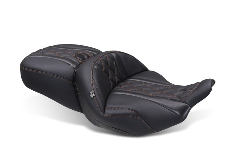 Mustang Motorcycle — Mustang 23-25 Harley CVO Road Glide (ST) Super Touring Standard Reach One-Piece, 2 UP Black