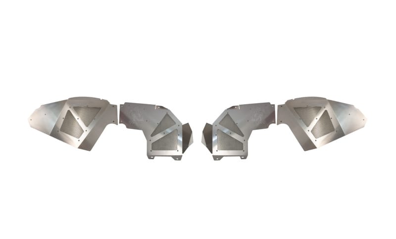 Fishbone Offroad — Raw Front Aluminum Inner Fenders - Legacy Model - Set FB33108F